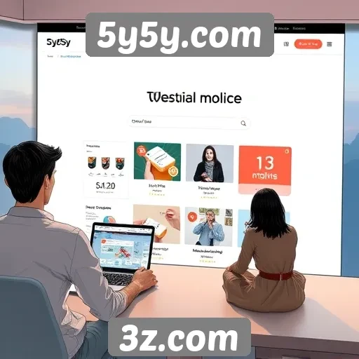 Experiência do usuário no site 5y5y.com